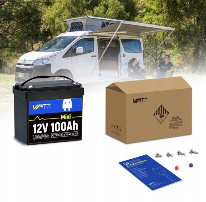 LiFePO4 акумулятор WattCycle MINI 12V 100Ah