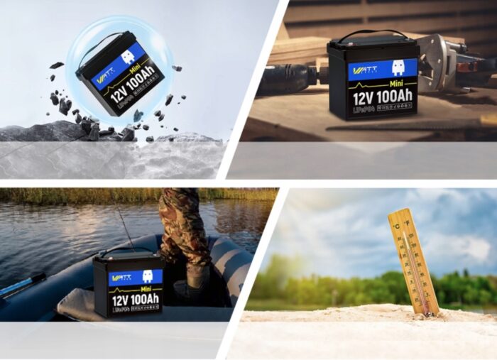 LiFePO4 акумулятор WattCycle MINI 12V 100Ah