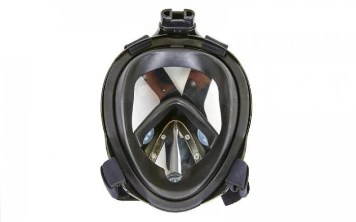 Панорамна маска для плавання FREE BREATH (L/XL) M2068G Black - Зображення 5