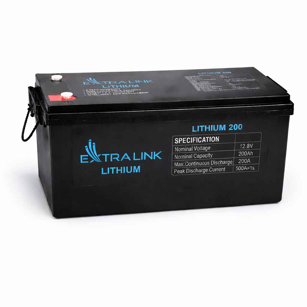 2324т.-20544526-р Акумулятор LiFePO4 Extralink для ДБЖ/інвертора 12.8V 200Ah (EX.30479)
