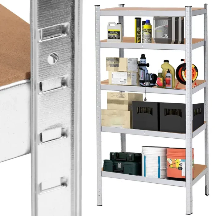 Стелаж металевий SPRINGOS HA5260 5 полиць 150x75x30 см - Зображення 4