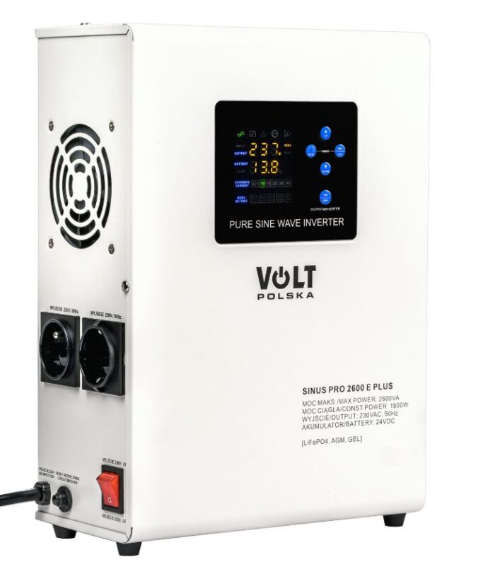 ДБЖ VOLT POLSKA SINUS PRO 2600E PLUS LIFEPO4 24/230 В - Зображення 4