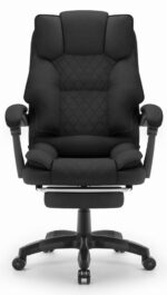 Офісне крісло Hell's Chair HC-1031 Black тканина - Зображення 2