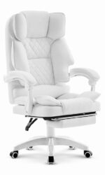 Офісне крісло Hell's Chair HC-1031 White екошкіра