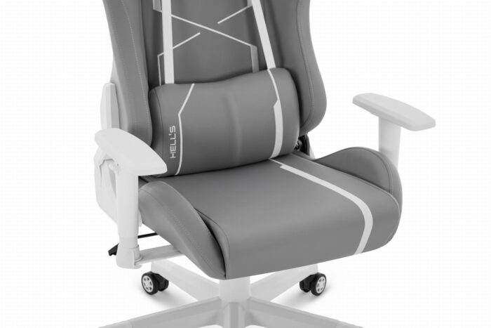 Геймерське крісло Hell's Chair HC-2001 Grey White - Зображення 6