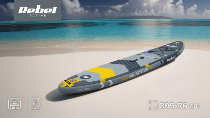 Надувна SUP-дошка Rebel ACTIVE RBA-4513 комплект з вітрилом 305 см - Зображення 13