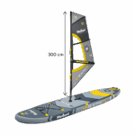 Надувна SUP-дошка Rebel ACTIVE RBA-4513 комплект з вітрилом 305 см - Зображення 4