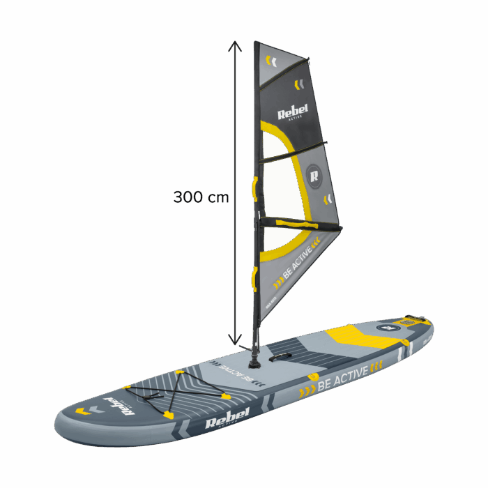 Надувна SUP-дошка Rebel ACTIVE RBA-4513 комплект з вітрилом 305 см - Зображення 4