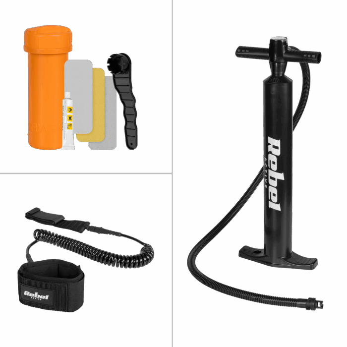 Надувна SUP-дошка Rebel ACTIVE RBA-4513 комплект з вітрилом 305 см - Зображення 10