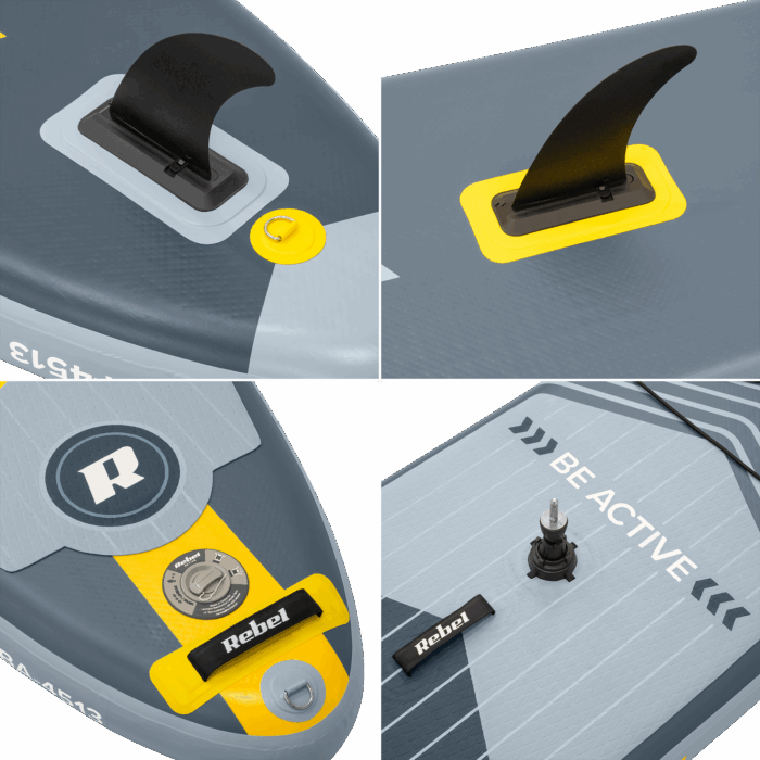 Надувна SUP-дошка Rebel ACTIVE RBA-4513 комплект з вітрилом 305 см - Зображення 11