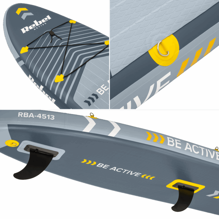 Надувна SUP-дошка Rebel ACTIVE RBA-4513 комплект з вітрилом 305 см - Зображення 12