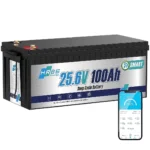 Акумулятор HRBEEnergy LiFePO4 24V/100AH (2560W*h), Smart BMS, Bluetooth APP
