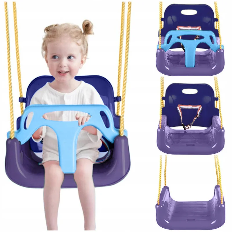 hustawka-ogrodowa-modulowa-domowa-dla-dzieci-3w1-mocna-na-linach-bezpieczna Садова гойдалка для дітей 3в1 Krumad KMDW47 - Зображення 1