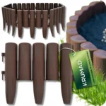 Садовий палісад  Krumad KMDW36  280 x 24 см коричневий