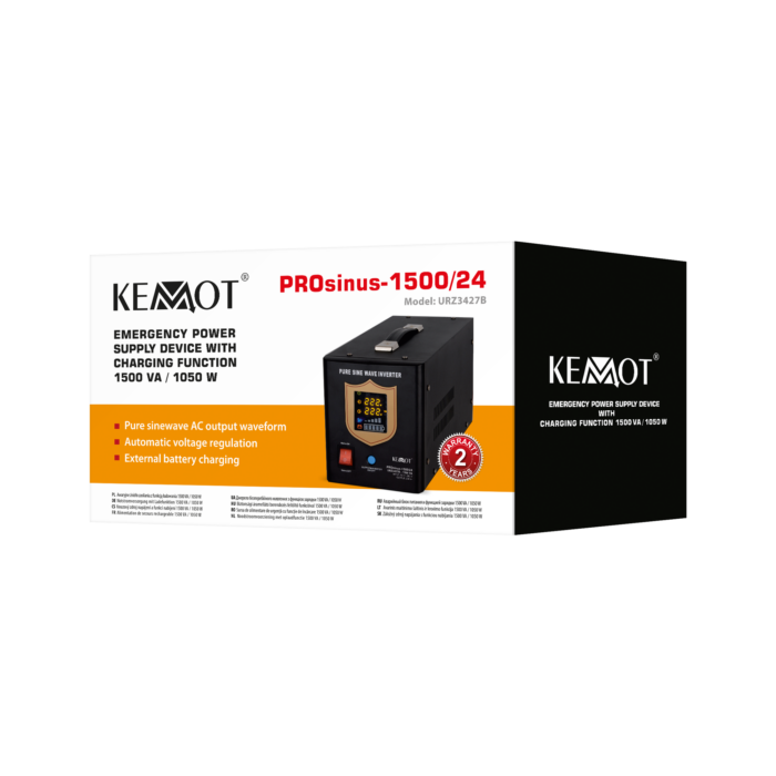 Блок аварійного живлення KEMOT PROsinus-1500 URZ3427B - Зображення 4