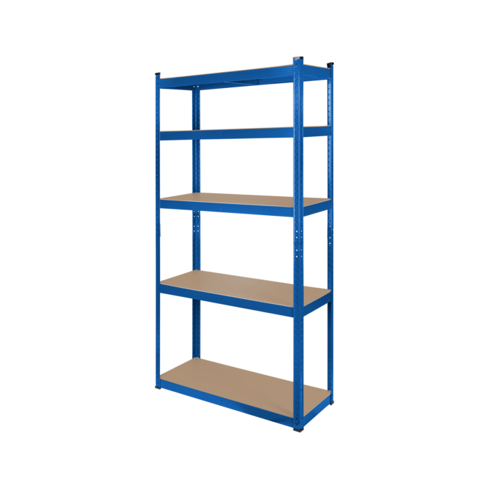 Металевий стелаж Rebel 180x90x40 см на 5 полиць 750 кг RB-1251BL - Зображення 2