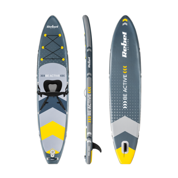 SUP-дошка REBEL ACTIVE RBA-4501 з сидінням Сірого кольору - Зображення 2