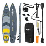 SUP-дошка REBEL ACTIVE RBA-4512 PRO Touring 381 см Сірий - комплект