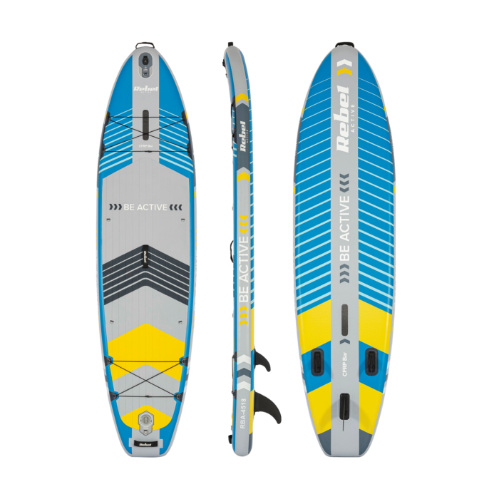 SUP-дошка REBEL ACTIVE PRO RBA-4518 335 см Блакитна - комплект - Зображення 2