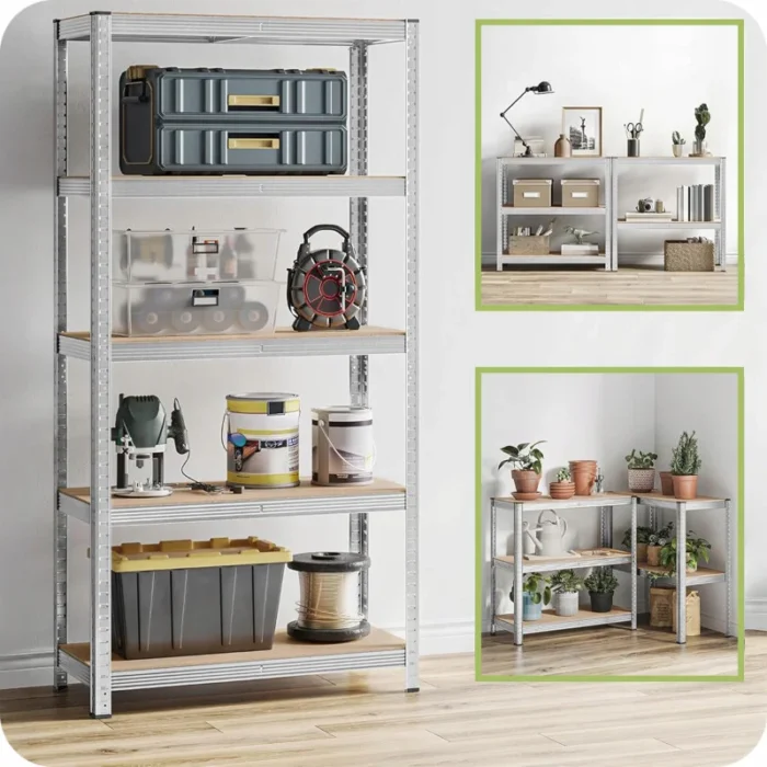 Універсальний стелаж з 5 полицями 180x90x40 KRUMAD KMDW78 - Зображення 3