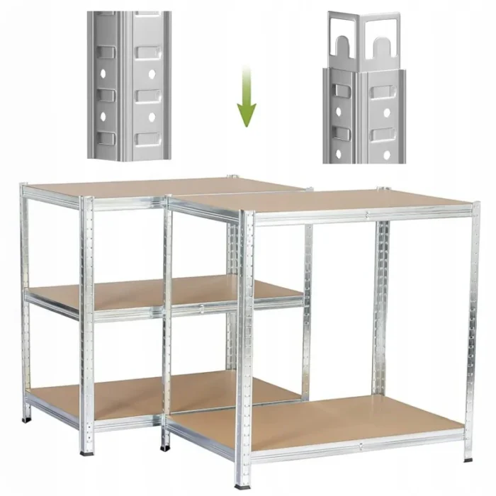 Універсальний стелаж з 5 полицями 180x90x40 KRUMAD KMDW78 - Зображення 7