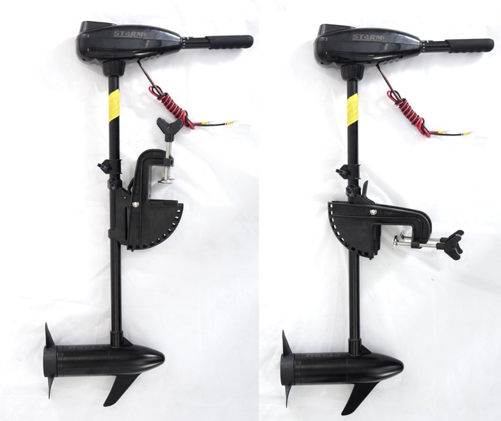 SILNIK-ZABURTOWY-ELEKTRYCZNY-480W-46LBS-12V-STORM-Sila-ciagu-46-lb Електричний підвісний двигун для човна STORM 480W 46LBS 12V - Зображення 1