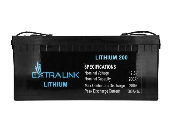 Акумулятор LiFePO4 Extralink для ДБЖ/інвертора 12.8V 200Ah (EX.30479)