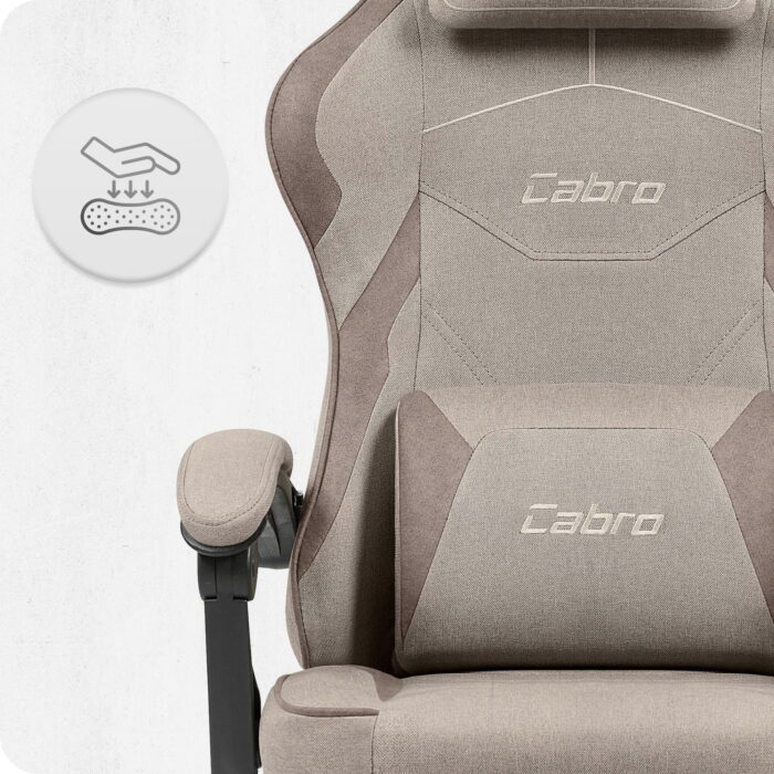 Ігрове крісло Cabro C502 Beige тканина - Зображення 5