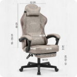 Ігрове крісло Cabro C502 Beige тканина - Зображення 12