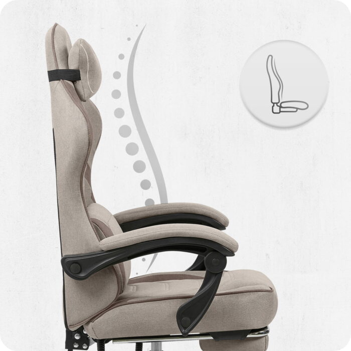 Ігрове крісло Cabro C502 Beige тканина - Зображення 6