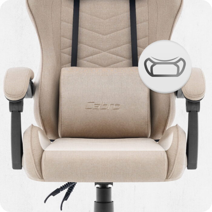 Ігрове крісло Cabro C500 Beige тканина - Зображення 8