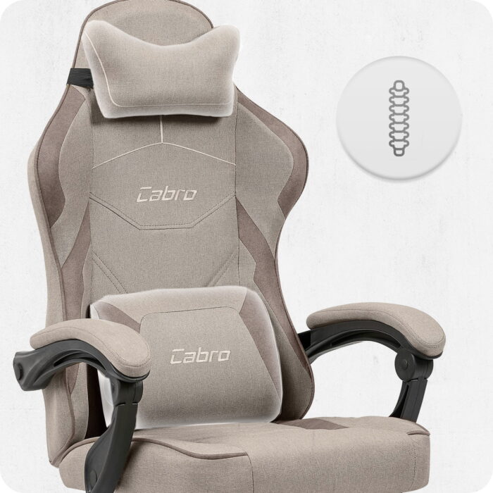 Ігрове крісло Cabro C502 Beige тканина - Зображення 8
