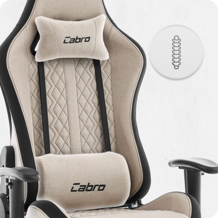 Ігрове крісло Cabro C508 Beige тканина - Зображення 8