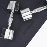 Гантелі хромовані XTREXO 2x7 кг срібний - Зображення 3