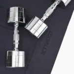 Гантелі хромовані XTREXO 2x9 кг срібний - Зображення 3