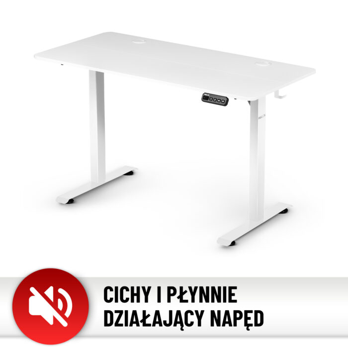 Стіл Hell's Chair White з електричним регулюванням ,120x60 см - Зображення 7