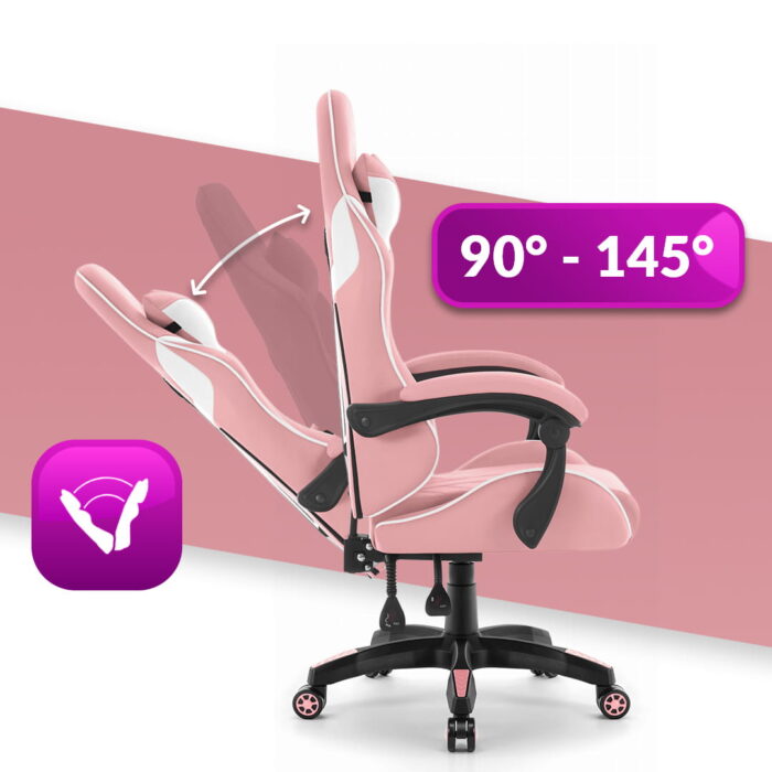 Геймерське крісло Hell's Chair HC-1007 Pink - Зображення 9