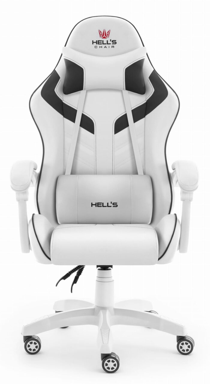 Геймерське крісло Hell's Chair HC-1007 White Black - Зображення 3