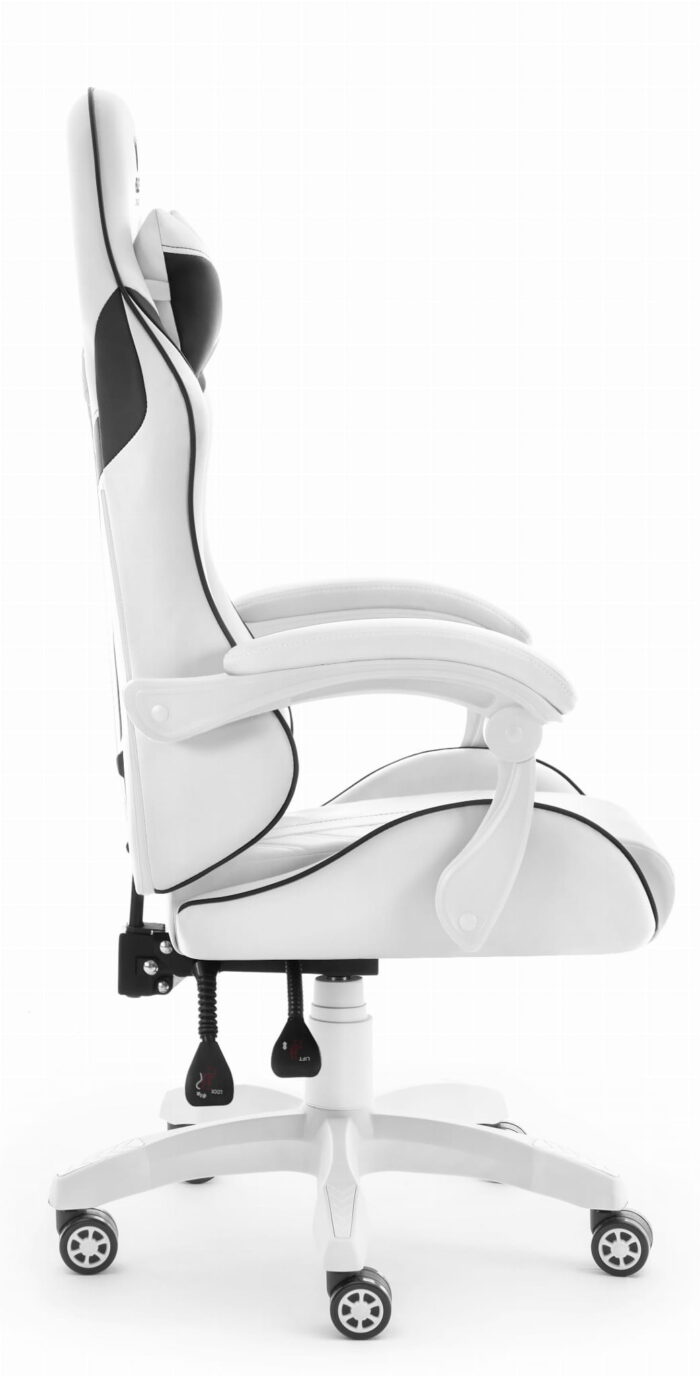 Геймерське крісло Hell's Chair HC-1007 White Black - Зображення 4