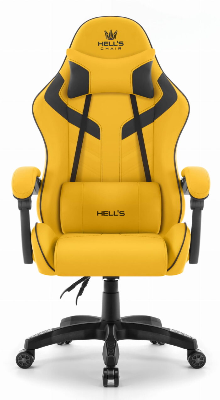 Геймерське крісло Hell's Chair HC-1007 Yellow Black - Зображення 3