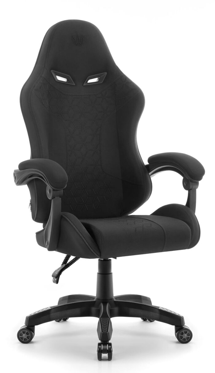 Геймерське крісло Hell's Chair HC-1008 Black 2.0 тканина/сітка - Зображення 2