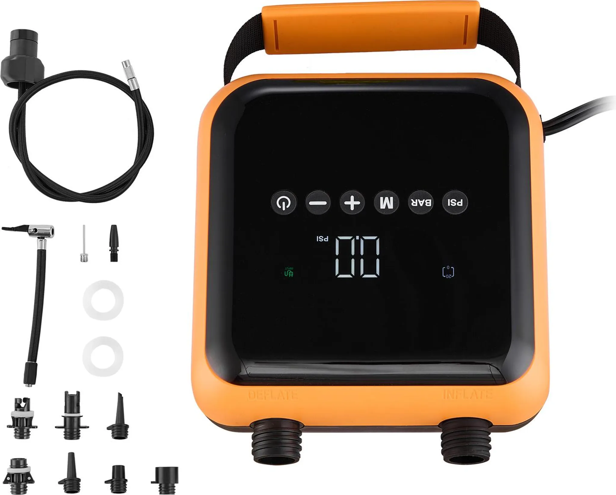 adbdeaa0ef63756fdd0afc28686eb043 Електричний SUP насос Kormoran 20PSI 2in1 708 - Зображення 1