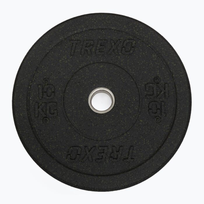 Диски бамперові олімпійські XTREXO чорні TRX-BMP010 10 кг - Зображення 2