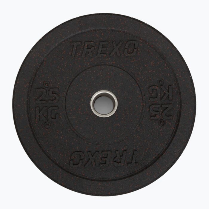 Диски бамперові олімпійські XTREXO чорні TRX-BMP025 25 кг - Зображення 2