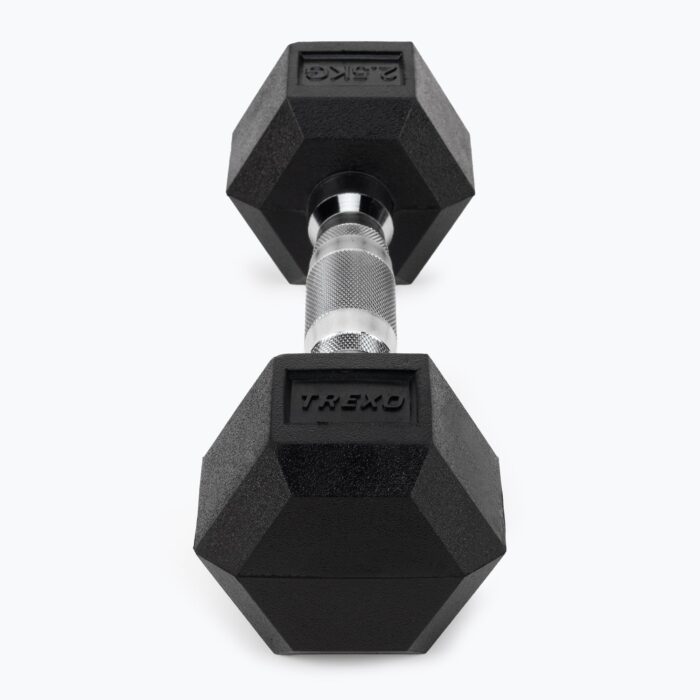 Гантель прогумована XTREXO Hex HXD25 2.5 кг - Зображення 3