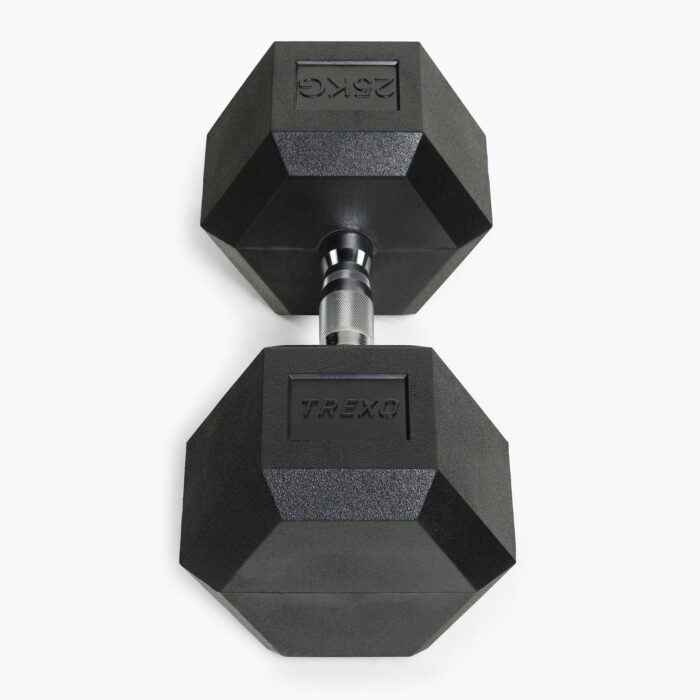 Гантель прогумована XTREXO Hex HXD250 25 кг - Зображення 3