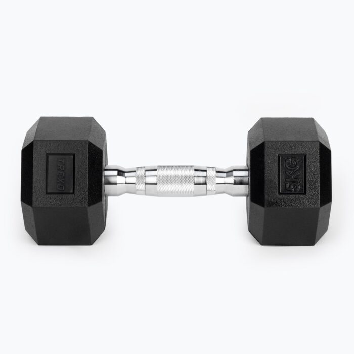 Гантель прогумована XTREXO Hex HXD50 5 кг - Зображення 4