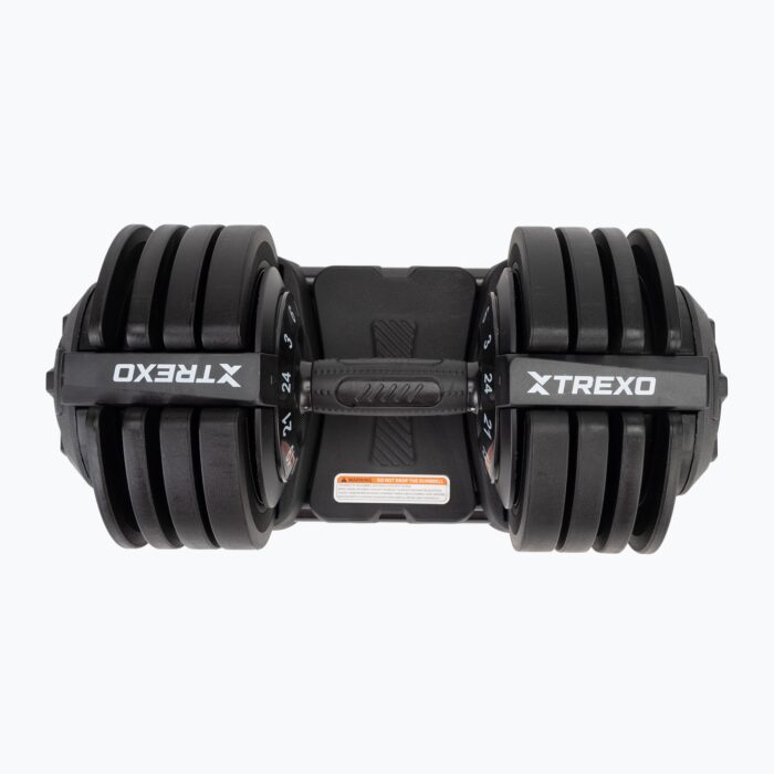 Регульована гантель XTREXO TXO-B4W002 24 кг чорна - Зображення 3