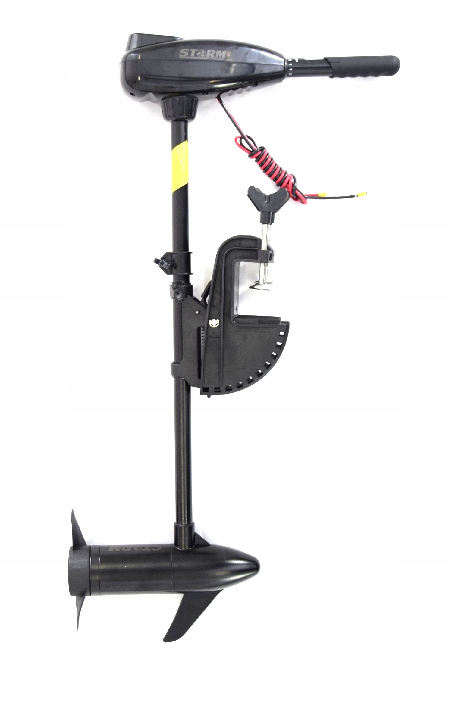 SILNIK-ZABURTOWY-ELEKTRYCZNY-420W-40LBS-12V-STORM (1) Електричний підвісний двигун Storm для човна N40 420 Вт - Зображення 1
