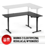 Стіл Hell's Chair Black з електричним регулюванням кутовий 180x120 см - Зображення 7